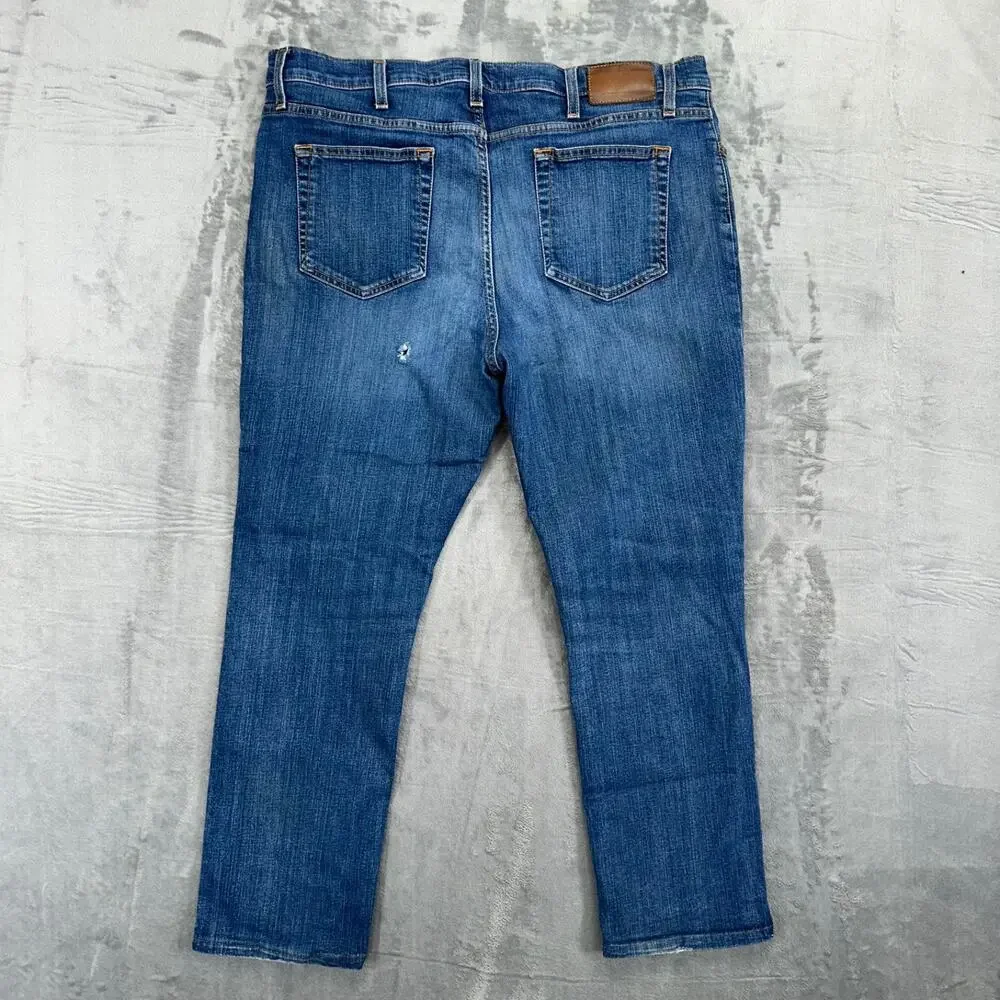 Tommy Jeans‎ Straight Jeans Men's Size 36x28 Blue Medium Wash Denim *Hemmed*